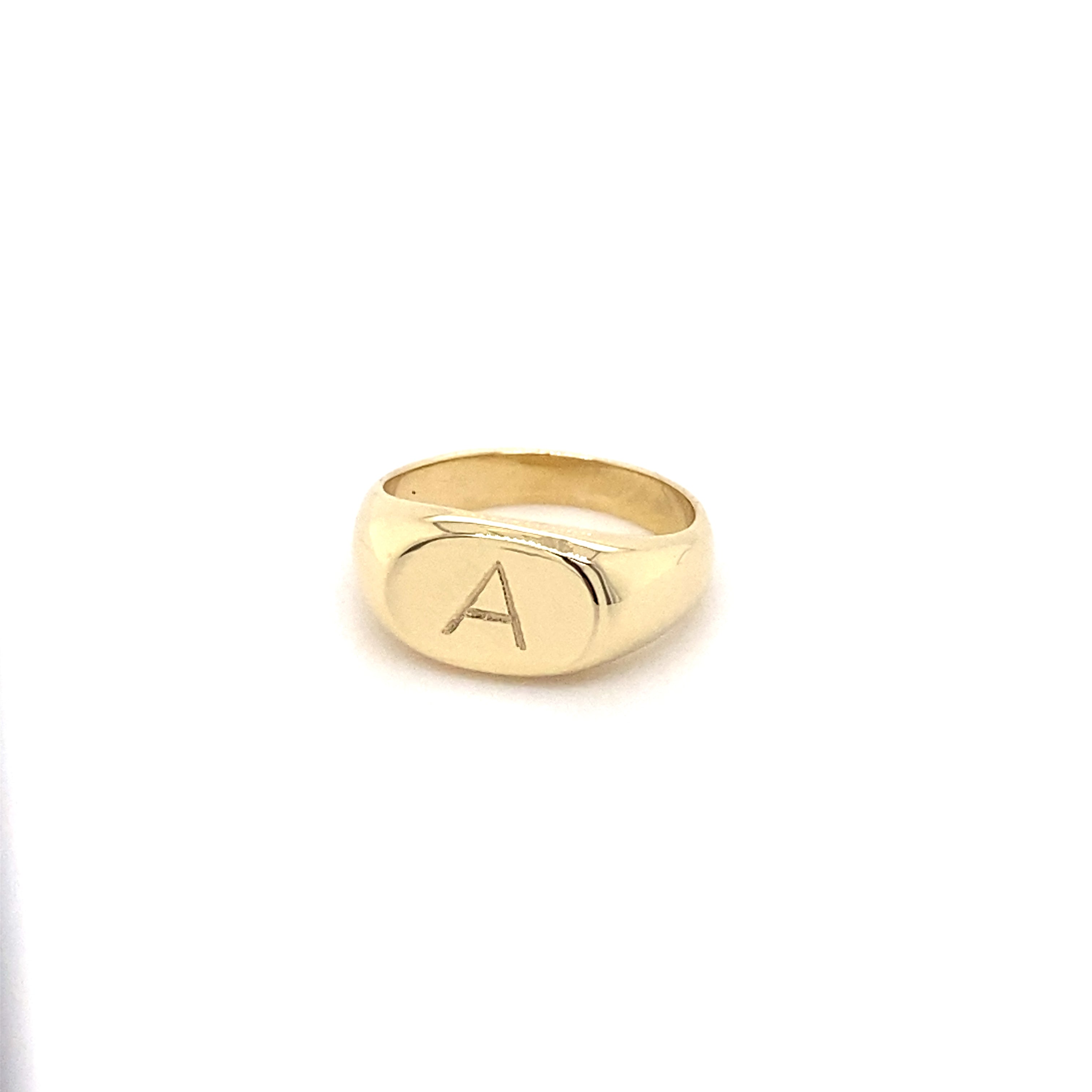 Letter Signet Ring