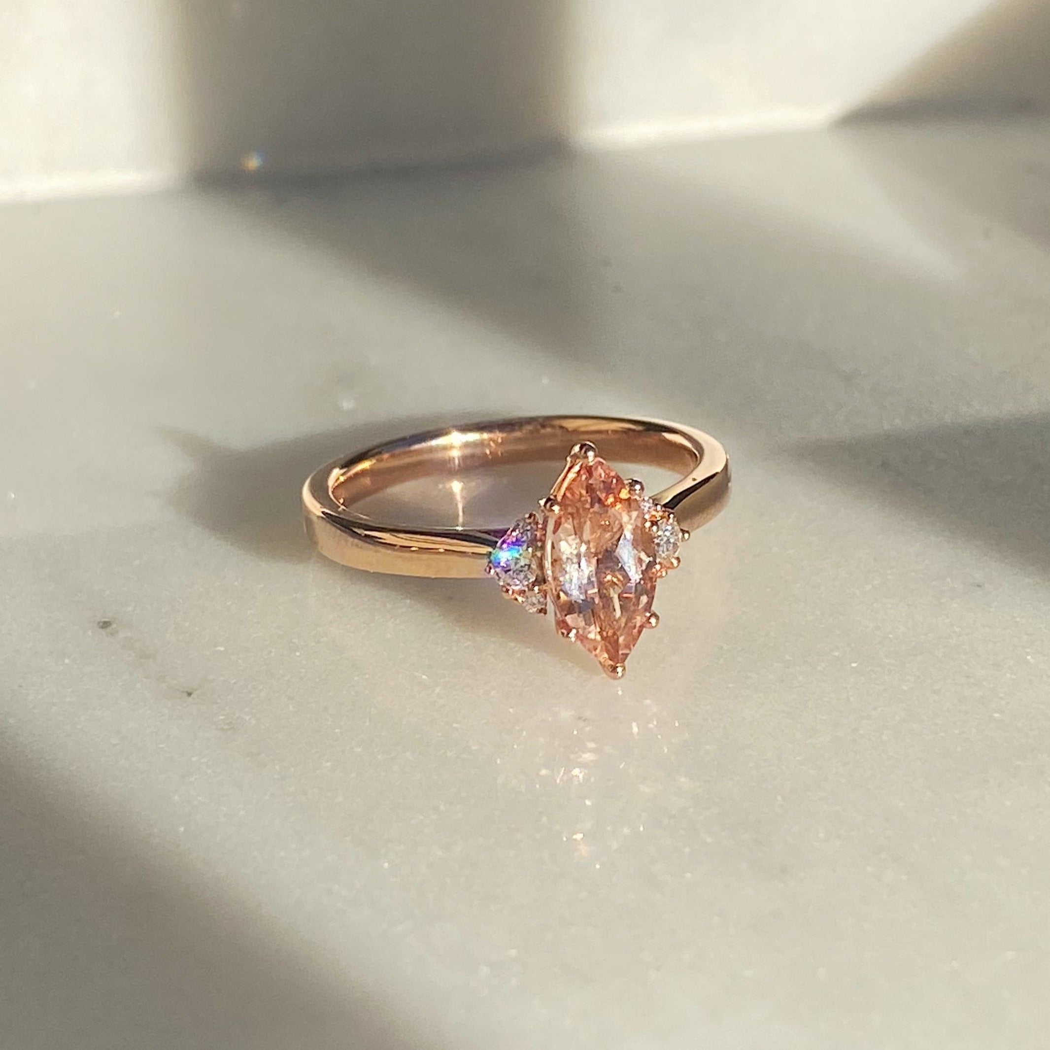 Alessi Morganite Ring