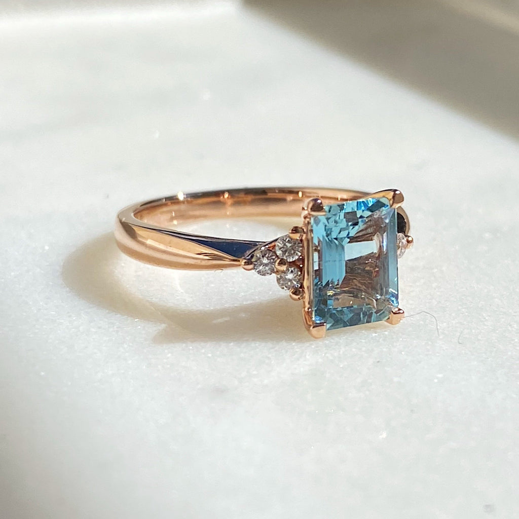 Addison Aquamarine Ring