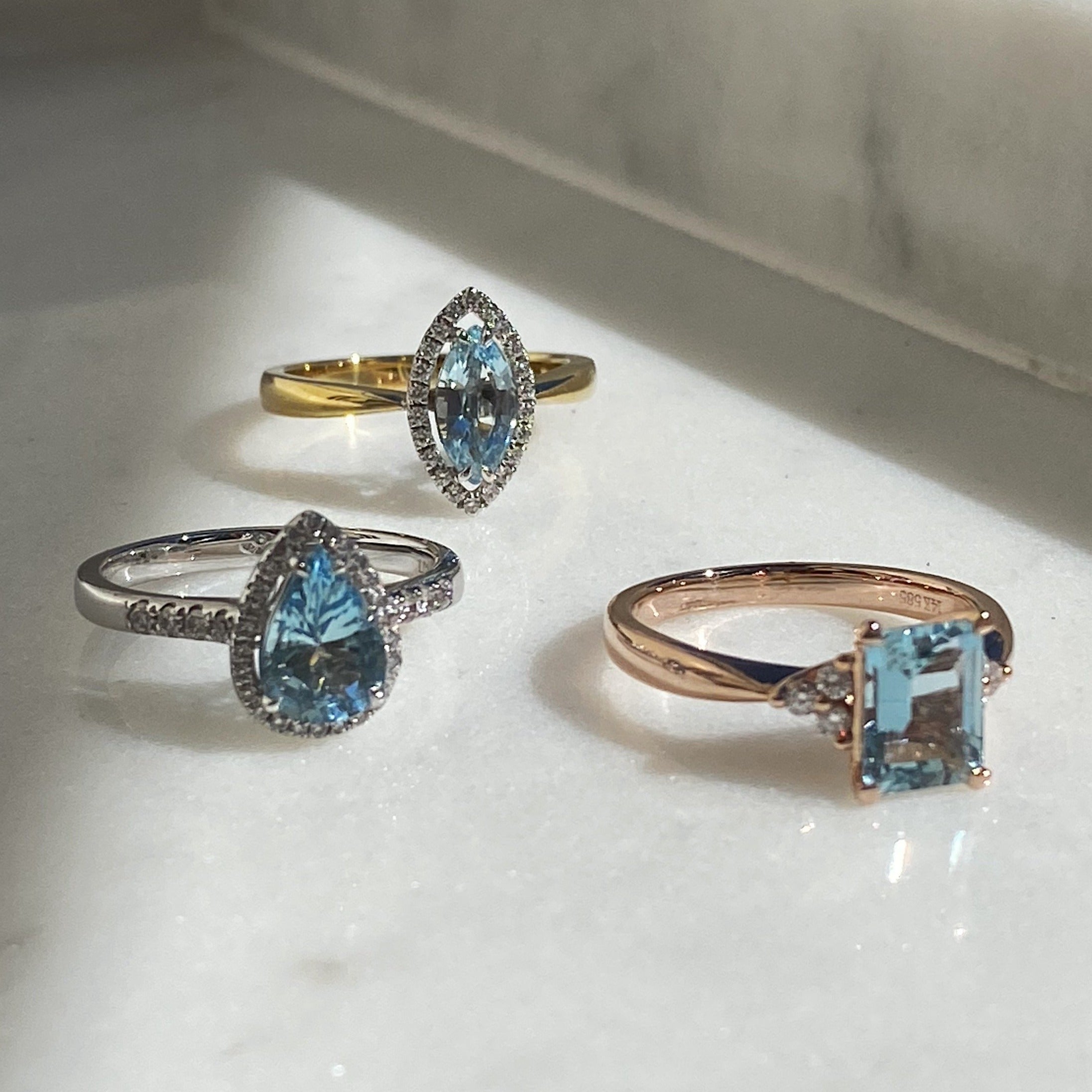 Addison Aquamarine Ring