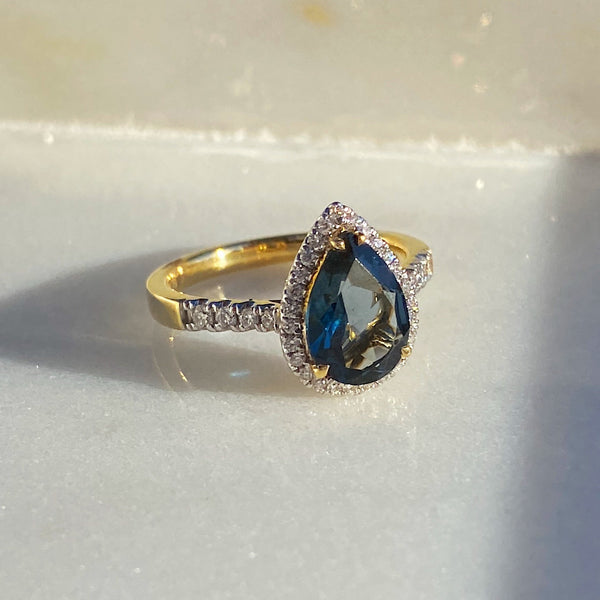 Samantha London Blue Topaz Ring