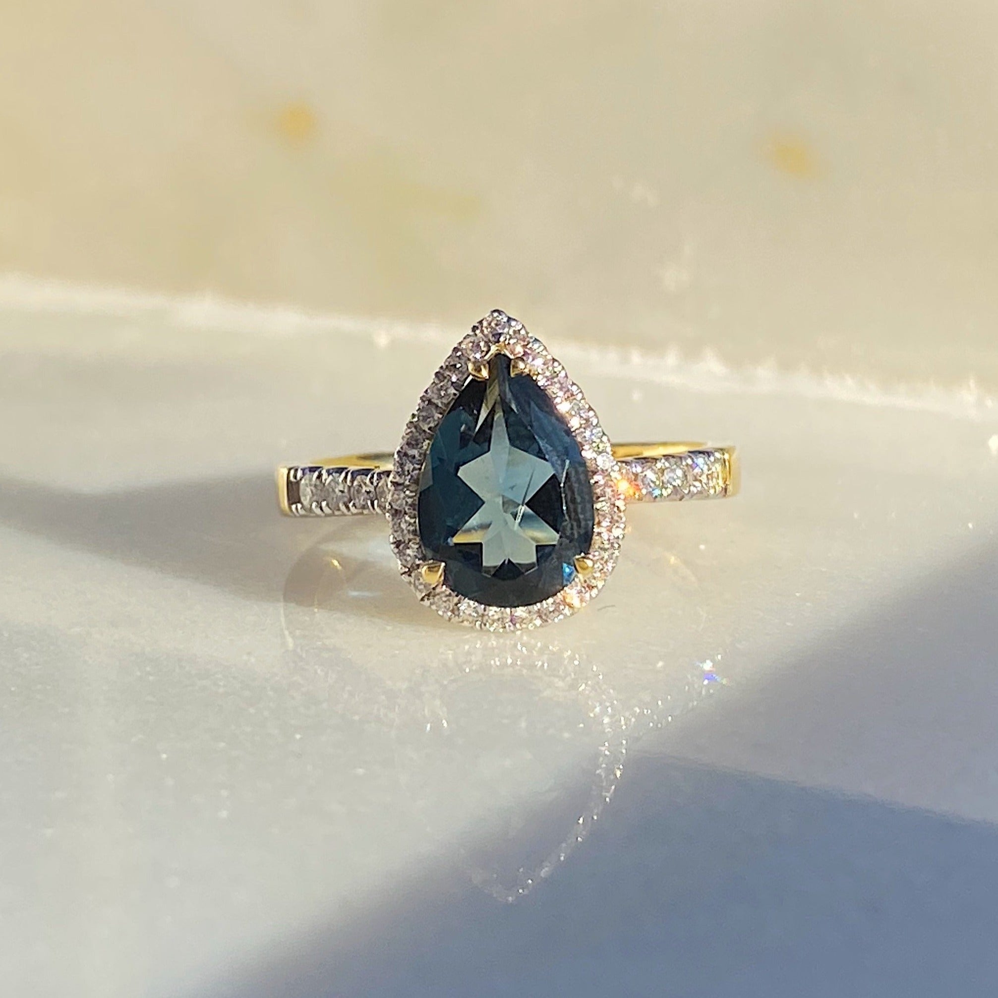 Samantha London Blue Topaz Ring