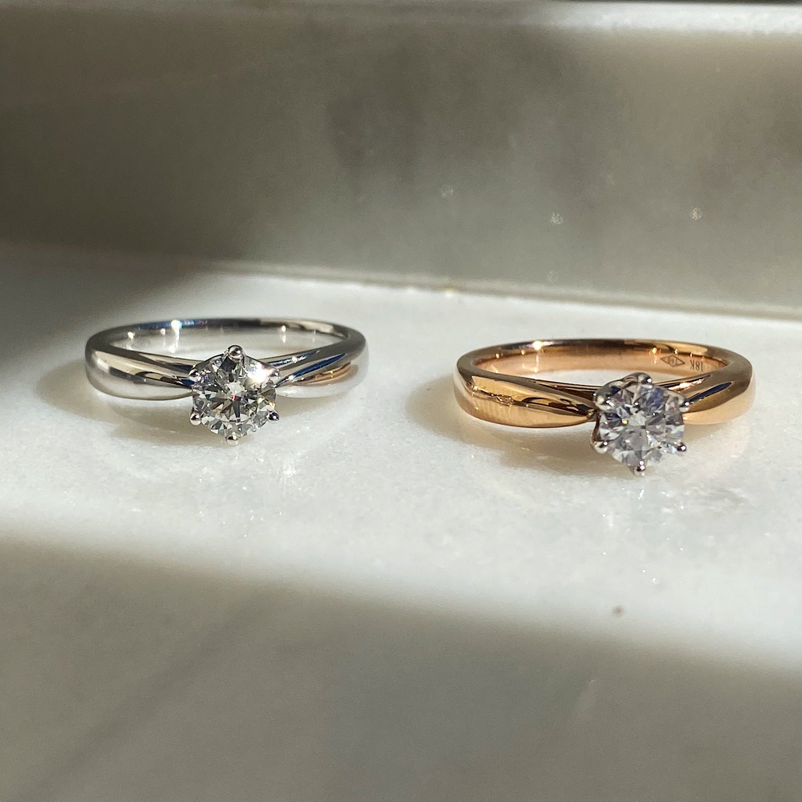 Aria Diamond Whitegold Ring