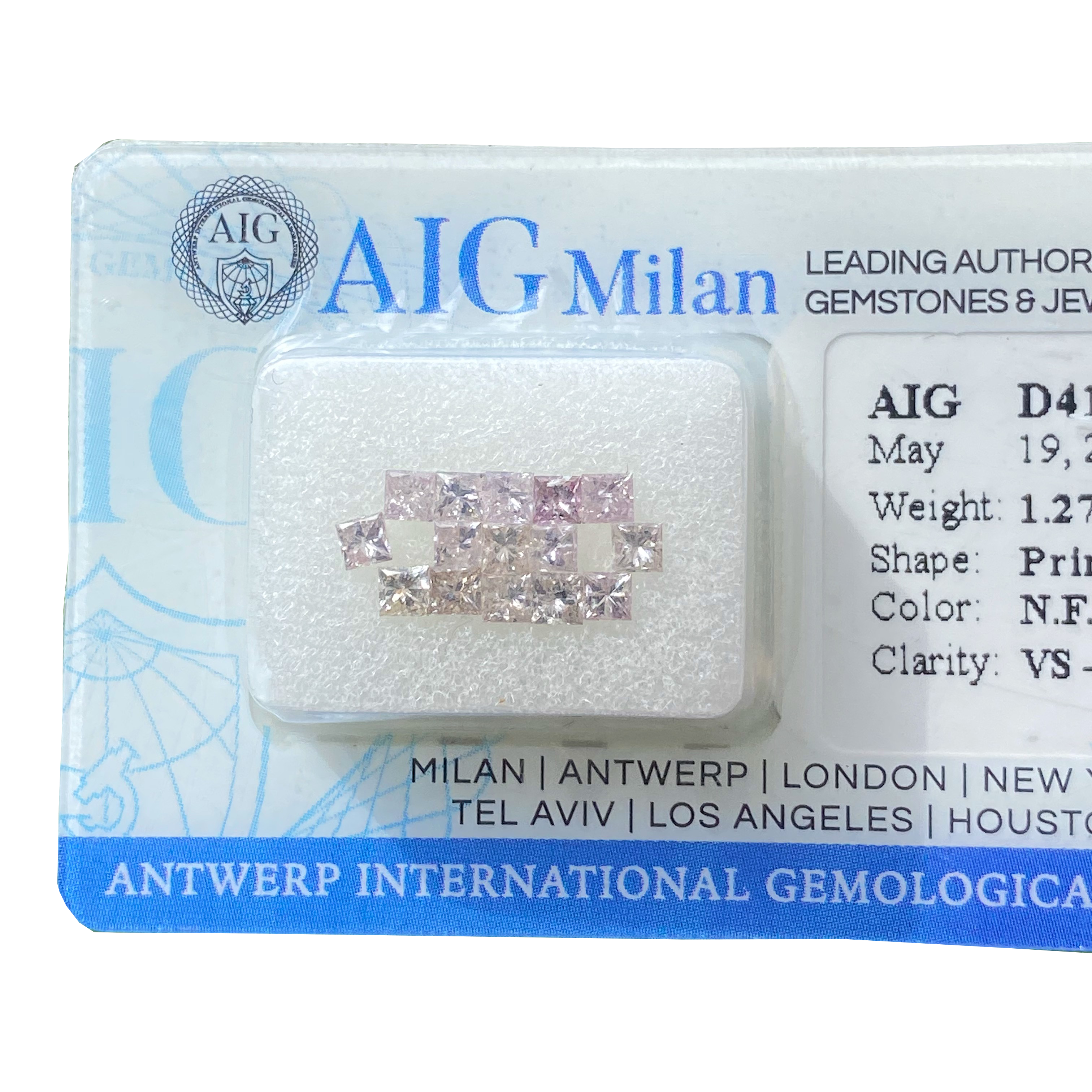 Natural Pink Diamond 1.27Cts Loose Stones