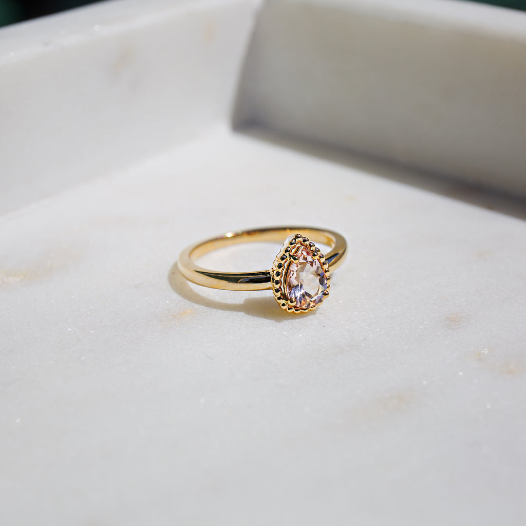 Fuji Morganite Ring