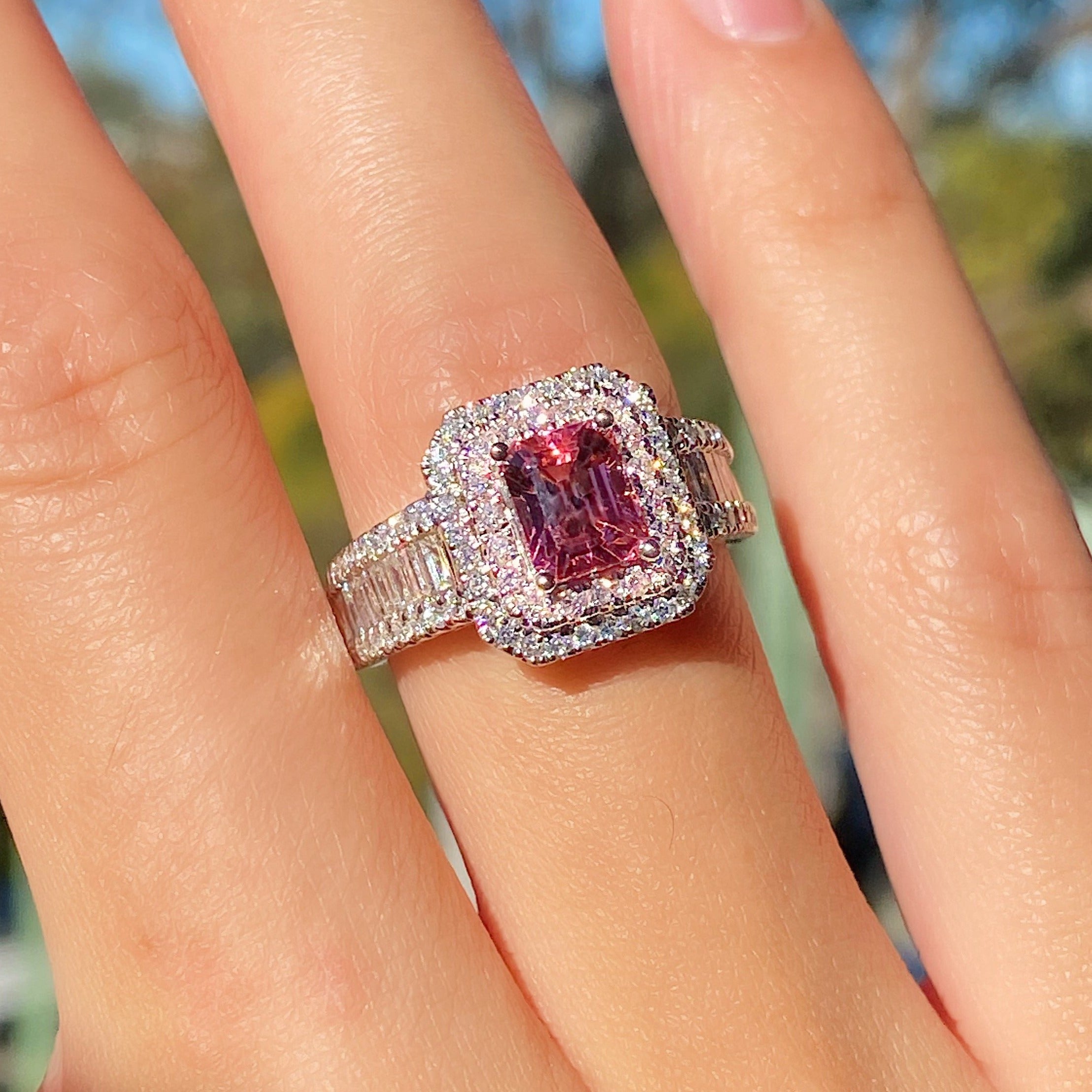 Charlotte Pink Diamond Ring