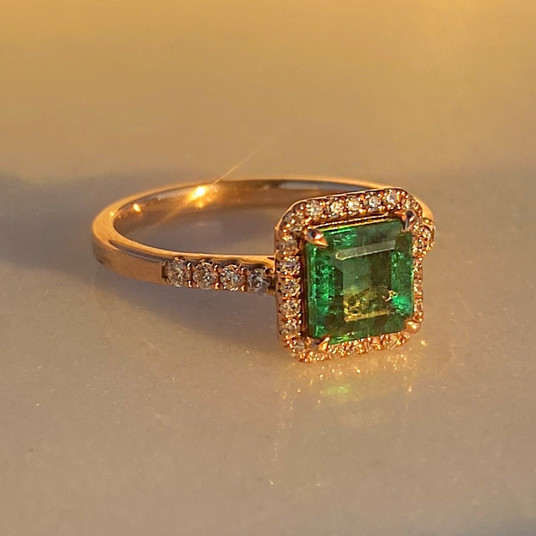 Emerald Jess Ring